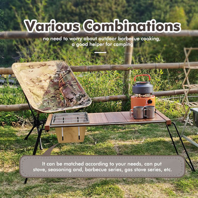Leichtgewicht Portable verstellbares Grill Strand Picknick Camping Küchentisch zum Abendessen