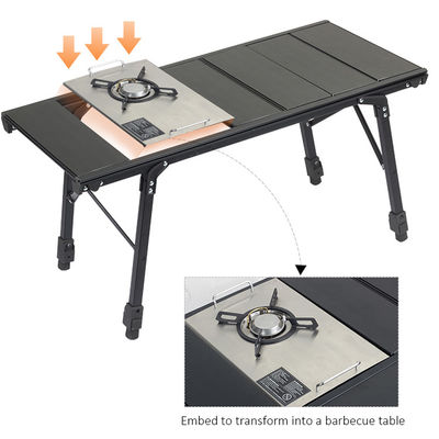 Anpassbarer leichter Campingtisch zum Wandern Garten BBQ Strand Picknick Küche