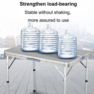 Aussengarten Patio Portable Aluminium Camping Esstisch und Stuhl Set für Grill Strand Picknick