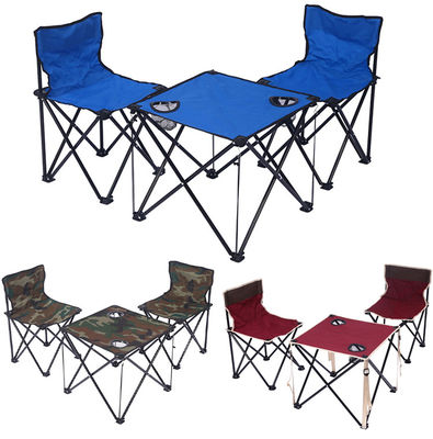 Fischerei Camping Strand Stoff Doppel tragbare Garten Stuhl und Tisch für Erwachsene