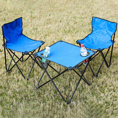 Fischerei Camping Strand Stoff Doppel tragbare Garten Stuhl und Tisch für Erwachsene