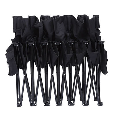 OEM Klappbank 6 Sitzplätze Klappstrandstuhl mit Handtasche und Rücken