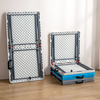 Foldable Outdoor HDPE Kunststoff Metall verstellbar Party Event Picknick Esstisch für Camping