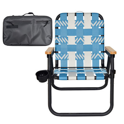 Outdoor-Picknick Reisen Strand Leichtgewichts-Metall Klappstühle Tragbare Klappstühle Camping Rucksack