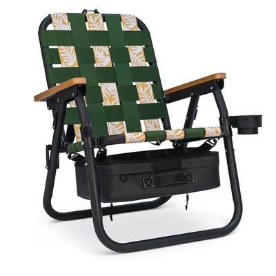 Outdoor-Picknick Reisen Strand Leichtgewichts-Metall Klappstühle Tragbare Klappstühle Camping Rucksack