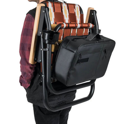 Outdoor-Picknick Reisen Strand Leichtgewichts-Metall Klappstühle Tragbare Klappstühle Camping Rucksack