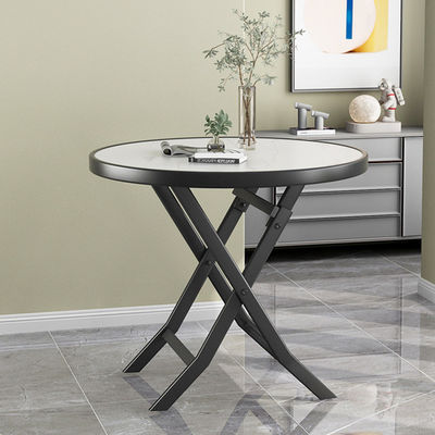 Metall Eisen Klappbares Esstisch für Outdoor Camping Café Balkon Garten Terrasse