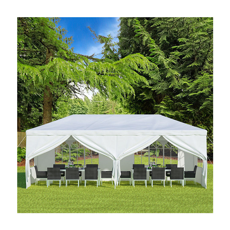 Pulverbeschichtung AJUNION 10' x 20' Außenzelt Dachdach Gazebo Pavillon für Hochzeitsfeier