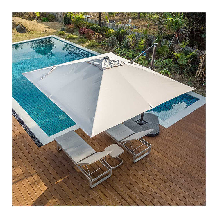 Moderner Design-Stil 1-Tier-Kantelbrecherschirm für Garten Sonnenschatten und Schutz