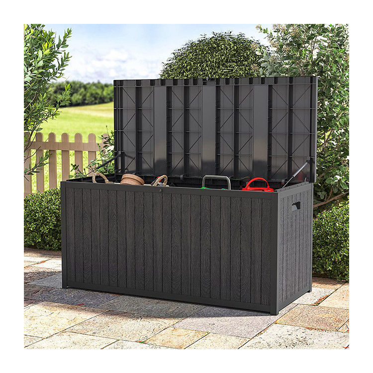Wetterbeständige Außenlagerbox für Gartenlast > 10 kg W 56 x L 125 x H 61,5 cm