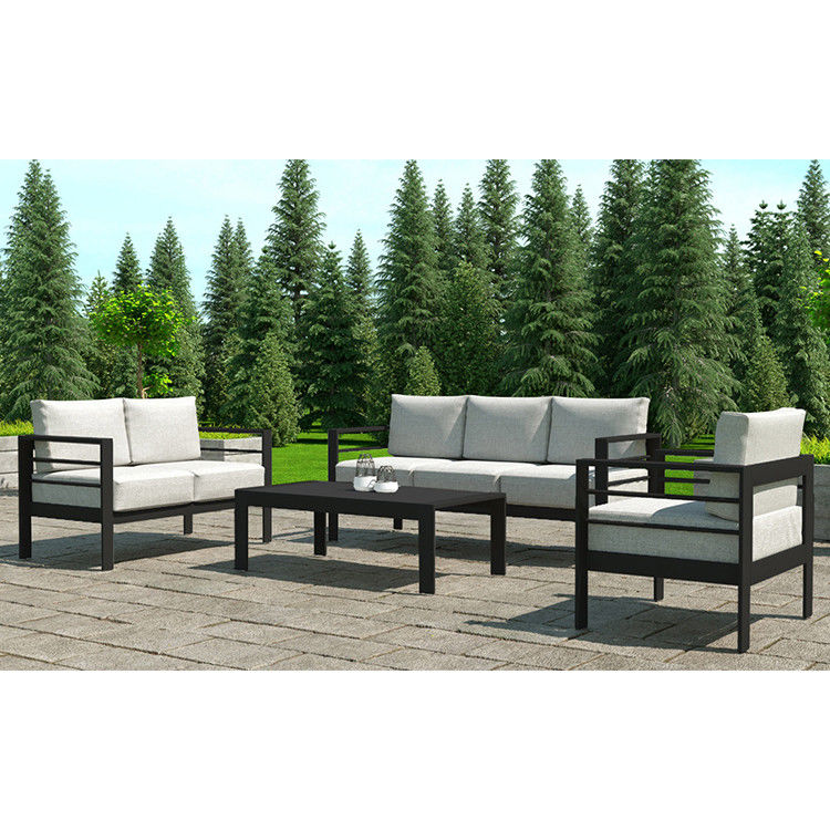 Gartensofa Set Aluminium Sofa Gespräch Patio Set Gartensofa Möbel Set für den Außenbereich