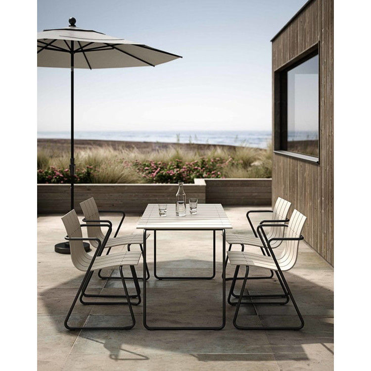 Entspannen Sie sich stilvoll mit AJUNION Stahl Outdoor Dining Set Patio Stuhl Garten Sessel