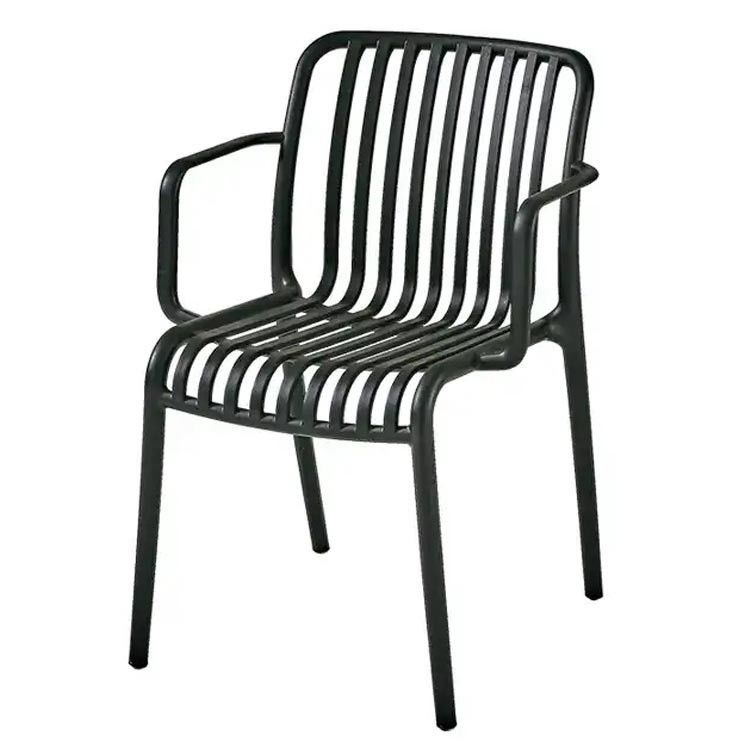Innen- und Außenbereich Stackbare Plastik-Metalldrahtstühle für das Essen in Hotels, Gärten und Restaurants
