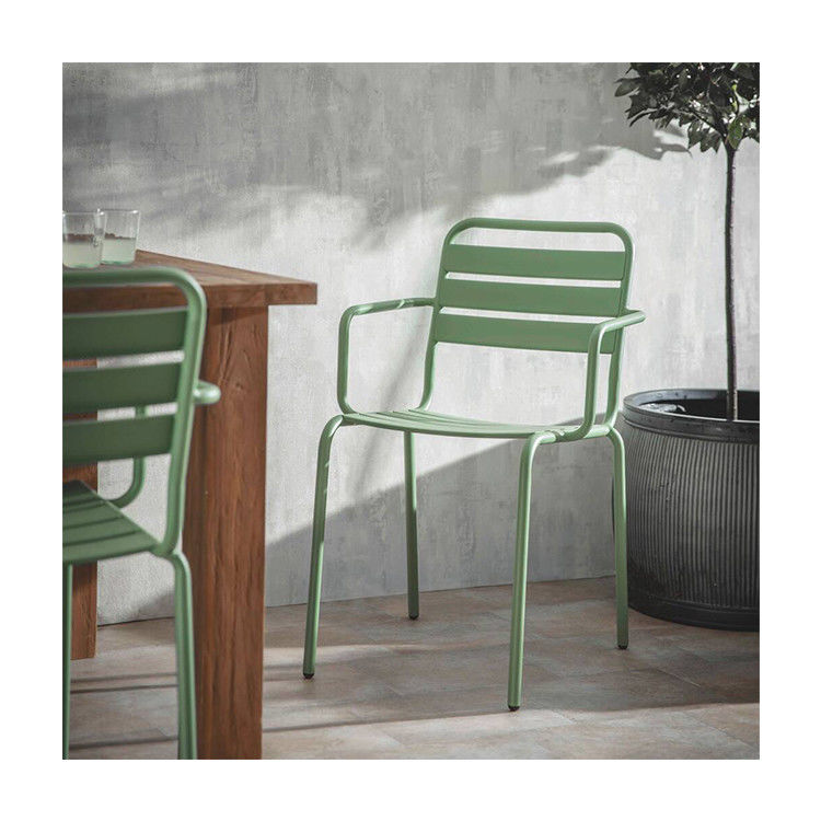 Modern Design AJUNION Metall-Stahl-Gartensitzstühle in H85 x W52 x D47cm Größe