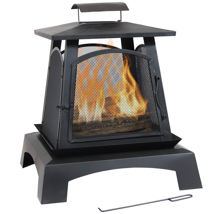 Outdoor-Portable Holzbrennkamin für Gartenfeuer Camping Picknick