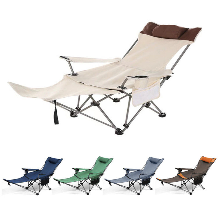 Outdoor Camping Portable Folding Beach Chair mit Armlehne und abnehmbaren Armlehnen