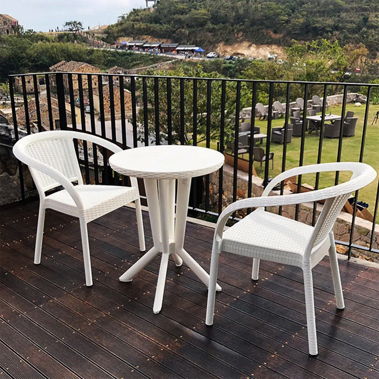 Garten-Set Außenmöbel aus synthetischem Rattan für Terrasse Balkon Cafe Party Hochzeit