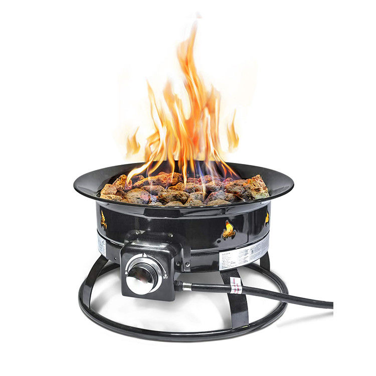 Außen Camping Stahl Gas Feuerstelle 58000 BTU Propan Portable Pit von AJUNION