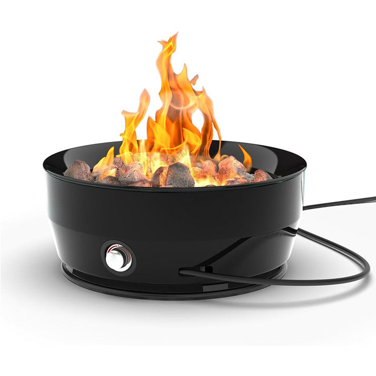 Rauchlose Gasfeuerstelle Runde 24,2&quot;D x 24,2&quot;W x 11,1&quot;H 60000 BTU für Camping im Freien