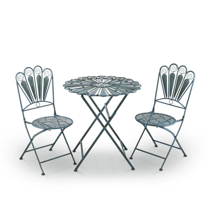 Klappbarer Tisch- und Stuhl-Patio-Set Bistro-Set für jede Versammlung