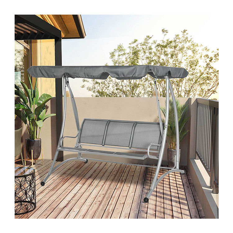 190L x 130W x 172H cm Garten-Hängematte Swing mit verstellbarem Dachboden von AJUNION