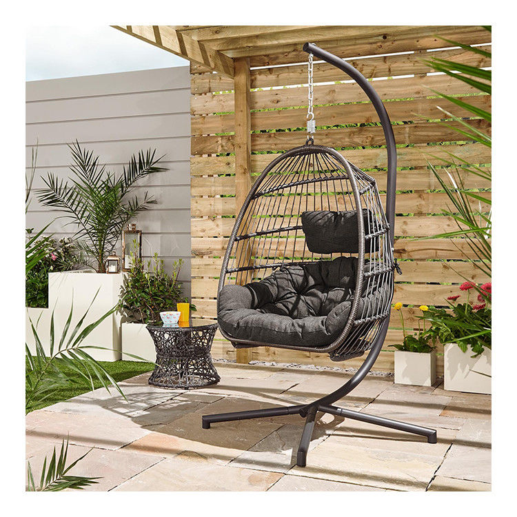 Stylische Hängende Hammock Stuhl für Patio Garten Cottage Innenhof oder Strand aus Metall