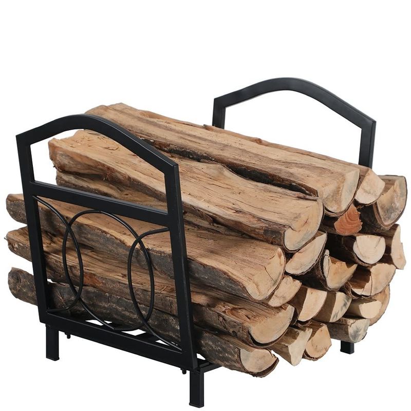 17"L x 13"W x 16"H Kleiner Brennholzhalter Außenkamin