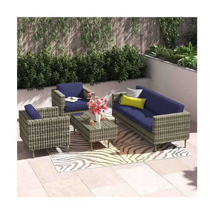 27.5' H x 30' W x 29' D Stuhlgröße Rattan Gartenmöbel für den Außenbereich