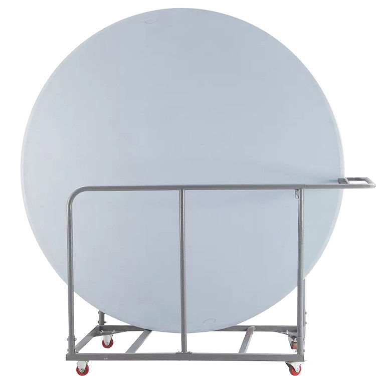 Outdoor Camping Party Veranstaltung Bankett Hochzeit Runde Portable Metall 4 6ft Plastiktisch