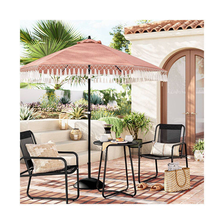 AJUNION 3pc Metall Patio Bistro Set perfekt für Gartensofa und Balkonmöbel