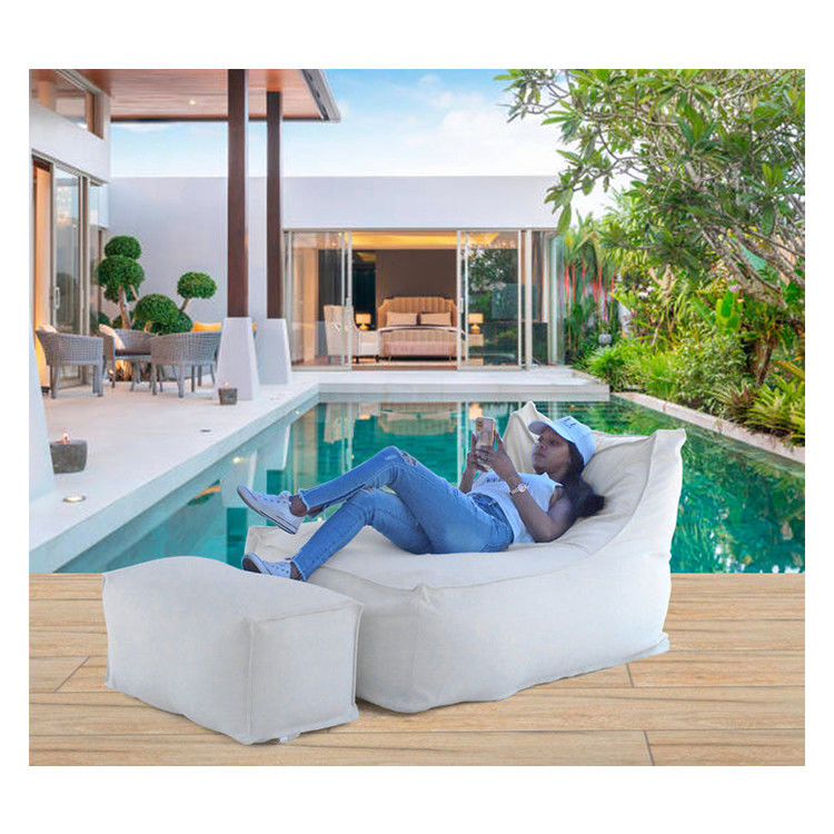 Innen-Außen-Wasserdichte Bohnensack-Sofa mit 3-5mm Bohnenfüllung und 30x75x30cm Pedalgröße
