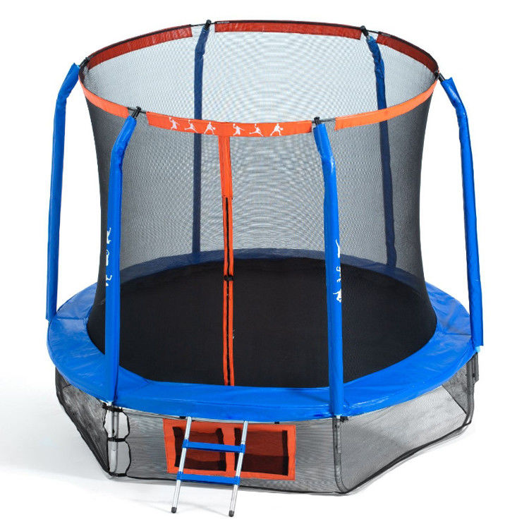 Stahlrahmen 14 FT oder OEM Erwachsene und Kinder Fitness Sprungbett Trampolin mit Sicherheitsnetz Indoor Sport