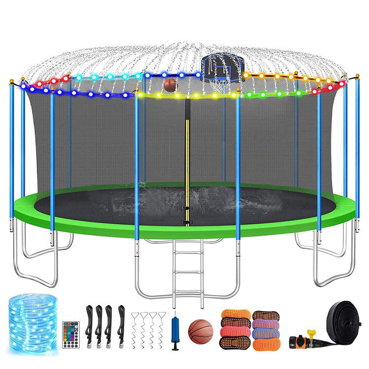 Außenpark Runde 10FT Fitness Sprung Trampolin mit Sicherheitsnetz und benutzerdefiniertes Logo