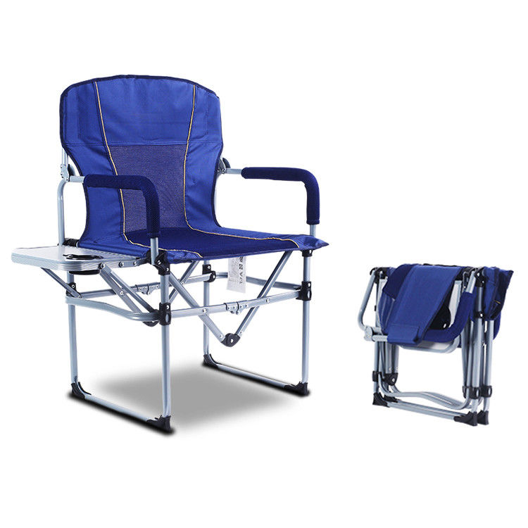 Outdoor Camping Picknick Fischerstuhl mit Seitentisch Leichtgewicht und tragbares Design