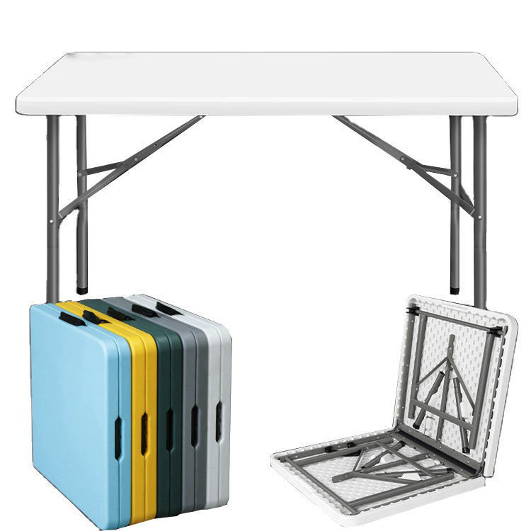 Foldable Outdoor HDPE Kunststoff Metall verstellbar Party Event Picknick Esstisch für Camping